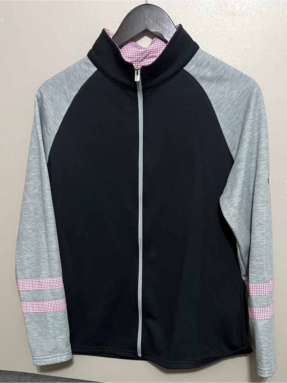 FootJoy Raglan Color-block Full Zip Golf Jacket Size Med